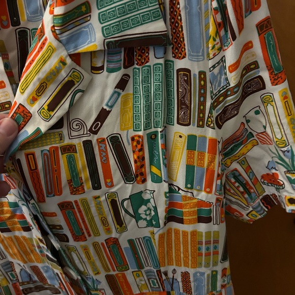 Joanie Book Print Midi Dress - Picture 6 of 6